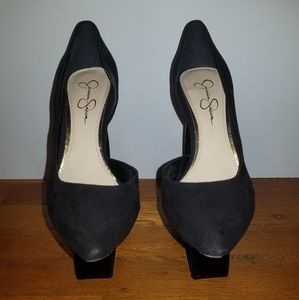 Jessica Simpson D'orsay Black Pumps US Size 8.5M